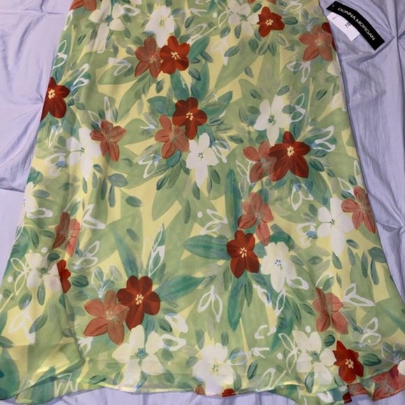 Green Floral Donna Morgan 2 Piece Set size 16 - Picture 4 of 8